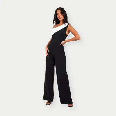 Boohoo Wide Leg Jumpsuit