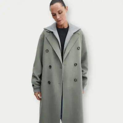 Mango Handmade Oversized Wool Coat