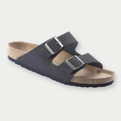 Birkenstock Arizona Suede Leather Sandal Black